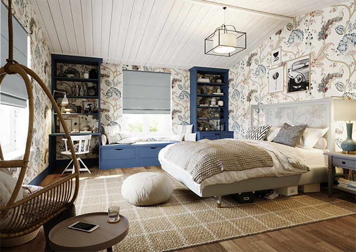 Carina, Dove - Roman Blind - Image 7